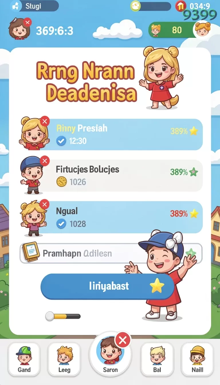 Cuplikan layar KERISTOTO — menu navigasi