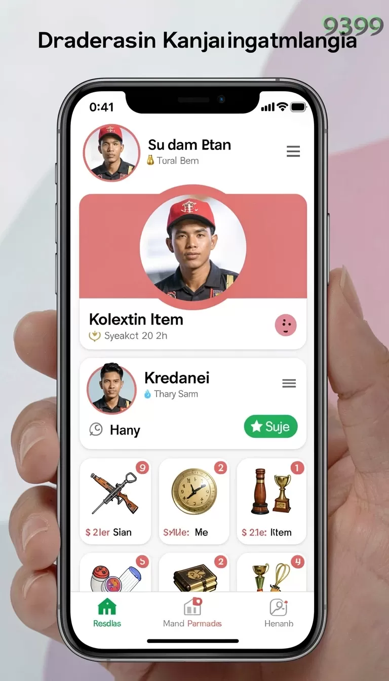 Cuplikan layar 7SVIP — menu navigasi